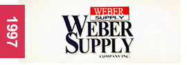 Weber supply logo from 1997